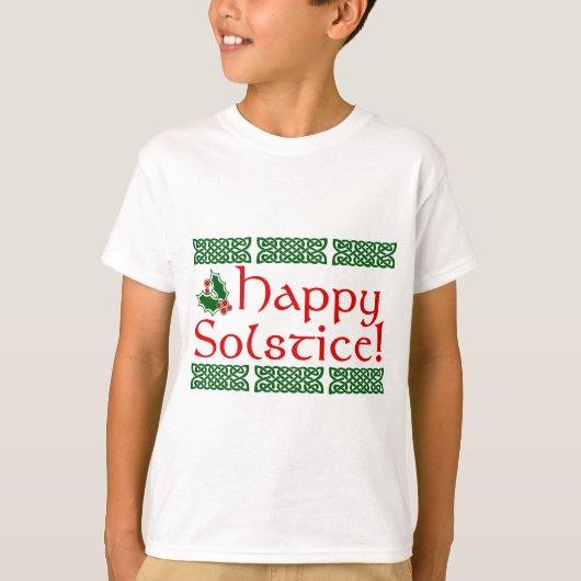 Happy Solstice T-shirt (Voorkant)