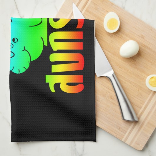 Happy Songkran Day ☺ Suksan Wan Songkran in Thai ☺ Theedoek (Quarter Fold)