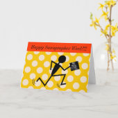 Happy Sonographer Week Kaarten (Gele Bloem)