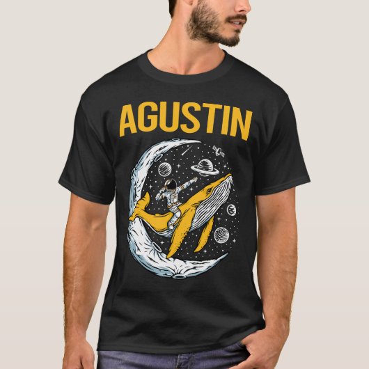 Happy Space - Agustin Naam T-shirt (Voorkant)