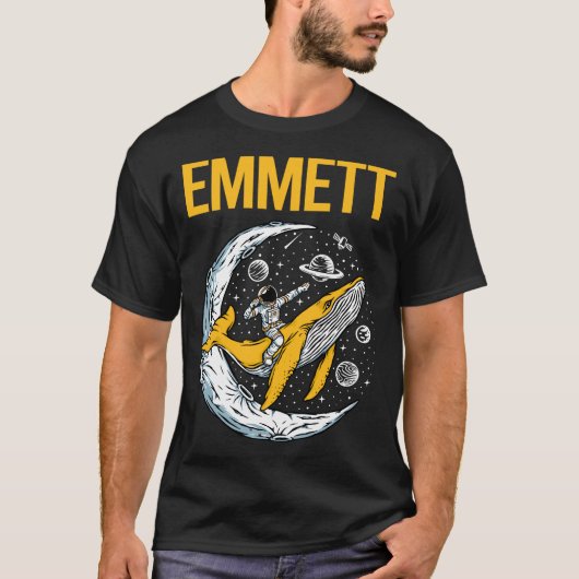 Happy Space - Emmett naam T-shirt (Voorkant)