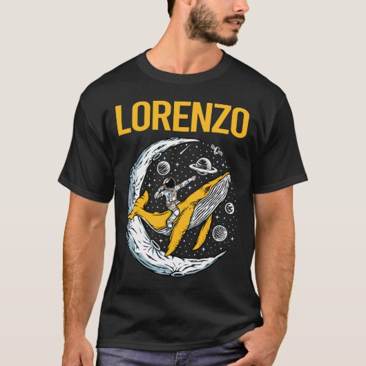 Happy Space - Lorenzo Naam T-shirt (Voorkant)