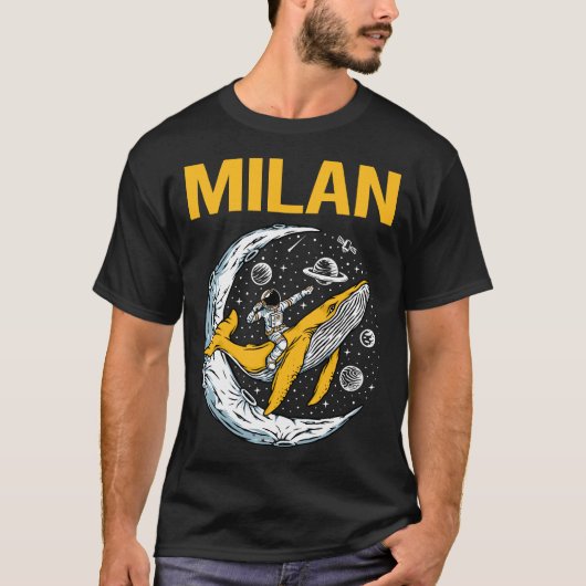 Happy Space - Naam Milaan T-shirt (Voorkant)