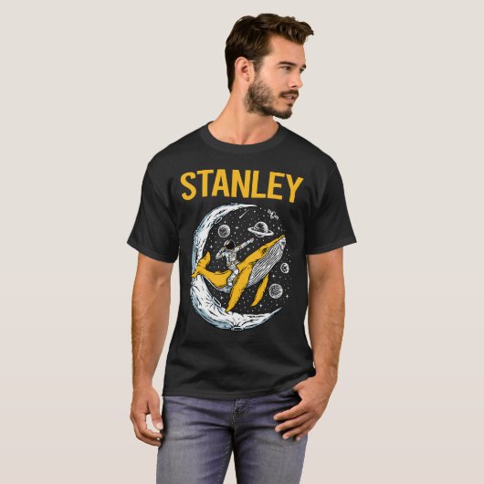Happy Space - Stanley Naam T-shirt (Voorkant volledig)