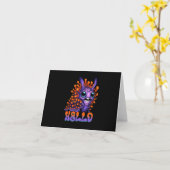 Happy Spanish Shawl naaktslak Kaart (Gele Bloem)