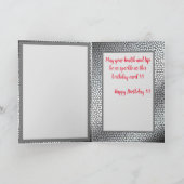 Happy Sparkle Birthday Kaart (Binnen)