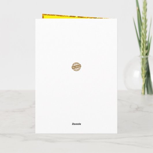 Happy Sparkle Birthday Kaart (Achterkant)