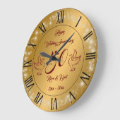 Happy Sparkly past Gold 50th Jubileum aan Grote Klok (Hoek)