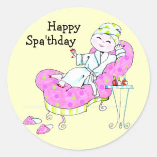 Happy Spa'thday stickers