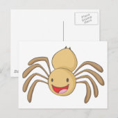 Happy Spider Briefkaart (Voorkant / Achterkant)