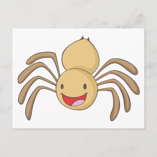 Happy Spider Briefkaart (Voorkant)