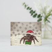 Happy Spider-kerstBriefkaart Briefkaart (Staand voorkant)