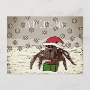 Happy Spider-kerstBriefkaart Briefkaart