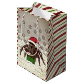 Happy Spider-kerstmis - Aangepaste naam cadeautas (Achterkant Gekanteld)