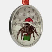 Happy Spider-kerstversiering Metalen Ornament (Rechts)