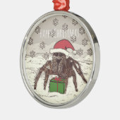 Happy Spider-kerstversiering Metalen Ornament (Links)