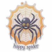 Happy Spider Sticker (Voorkant)