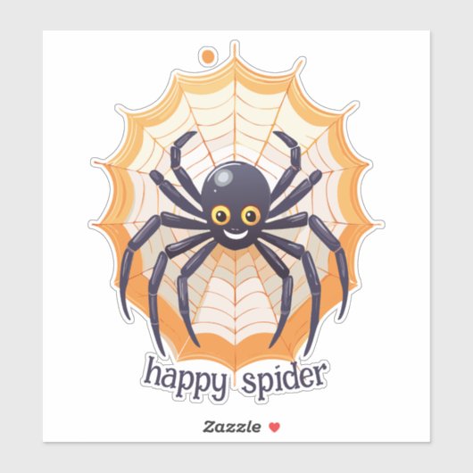Happy Spider Sticker (Vel)