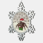 Happy Spider Tin Sneeuwvlok Ornament (Rechts)