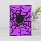 Happy Spider-uitnodiging Kaart (Staand voorkant)