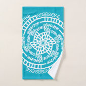 Happy Spiral en stippen Bad Handdoek (Handdoek)