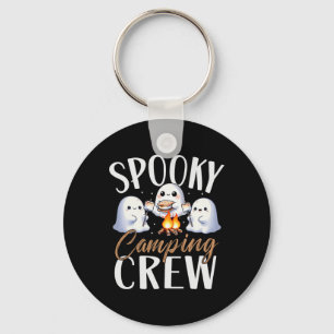 Happy Spooky Camping Crew Halloween Campfire 2024 Sleutelhanger
