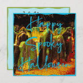 Happy Spooky Halloween Party Sjabloon (Voorkant / Achterkant)