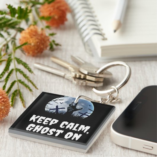 Happy Spooky Halloween Sleutelhanger (Voorkant Rechts)