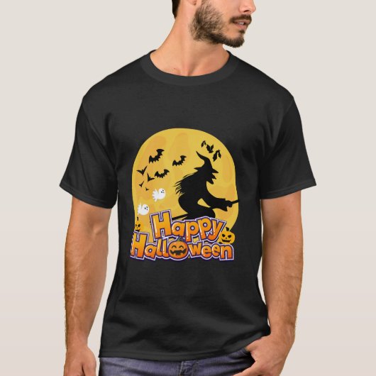Happy Spooky Halloween T-shirt (Voorkant)