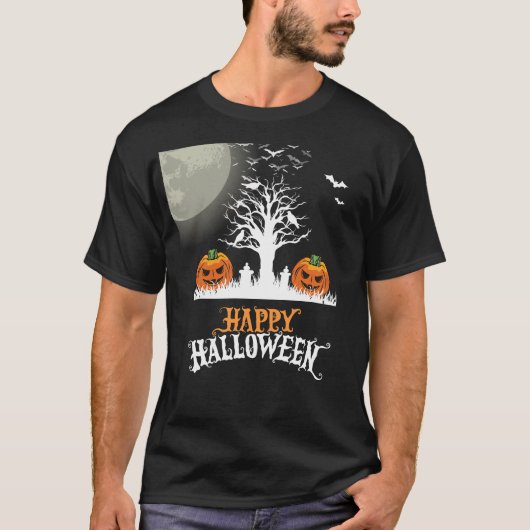 Happy spooky Halloween T-shirt (Voorkant)