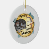 Happy Spooky Season | Halloween Camping Keramisch Ornament (Rechts)