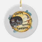 Happy Spooky Season | Halloween Camping Keramisch Ornament (Achterkant)