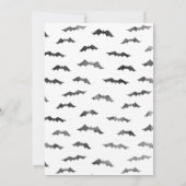 Happy Spooky Seizoen - Halloween fotokaart Save The Date (Achterkant)