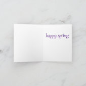 Happy Spring Bedankkaart (Binnen)