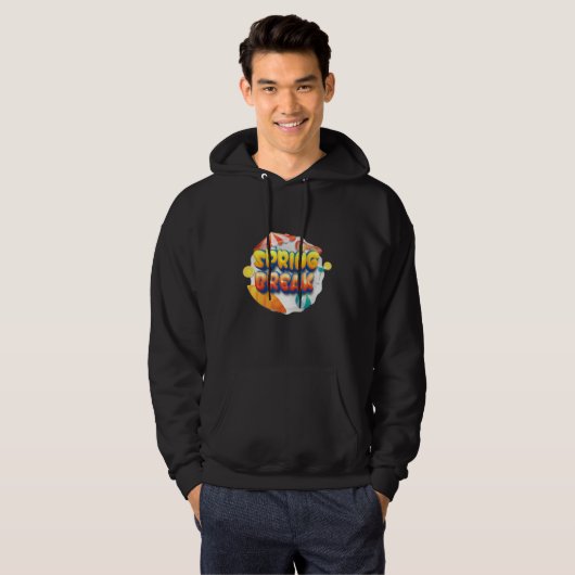 Happy Spring Break  Cool Spring 1 Hoodie (Voorkant volledig)
