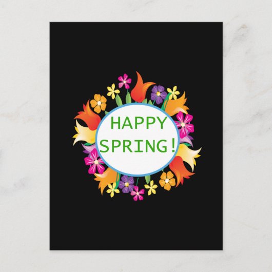 Happy Spring Briefkaart (Voorkant)