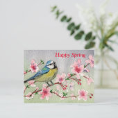 Happy Spring Briefkaart (Staand voorkant)