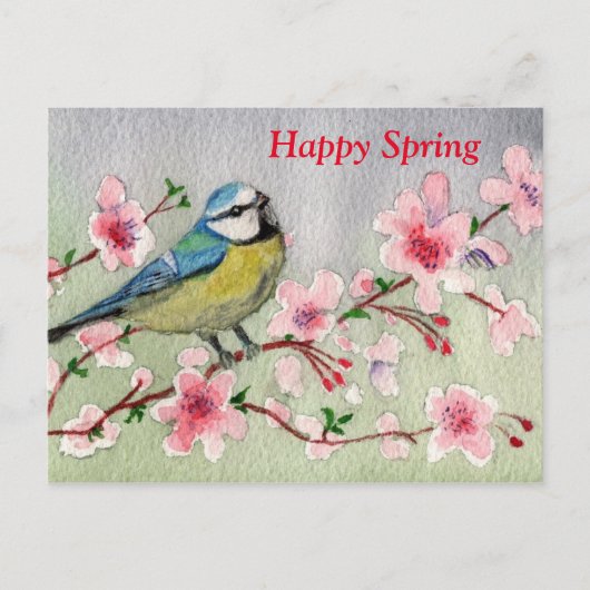Happy Spring Briefkaart (Voorkant)
