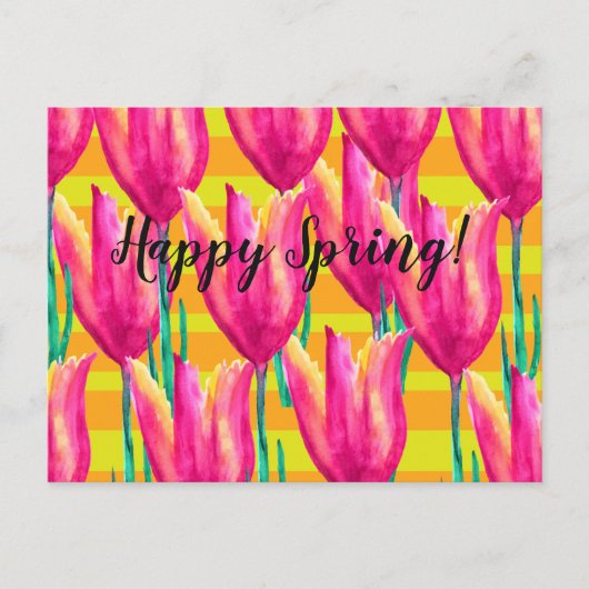Happy Spring Briefkaart (Voorkant)