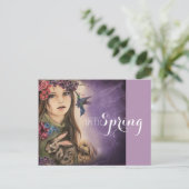 Happy Spring Briefkaart (Staand voorkant)