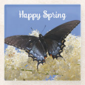 Happy Spring Butterfly Onderzetter (Voorkant)