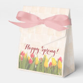 Happy Spring Colorful Tulips Bedankdoosjes (Voorkant Zijde)