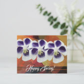 Happy Spring Elegant Briefkaart (Staand voorkant)