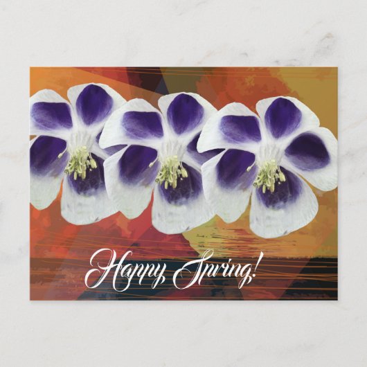 Happy Spring Elegant Briefkaart (Voorkant)