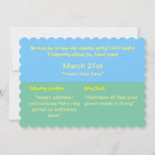 Happy Spring Equinox Uitnodiging aan een Pagan Geb (Achterkant)