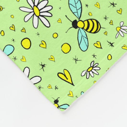 happy spring fleece deken (Hoek)