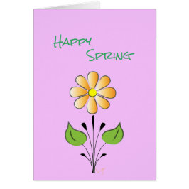 Happy Spring, Flower Floral Lila Pasen 