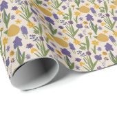 Happy Spring Flowers Cadeaupapier (Rol Hoek)