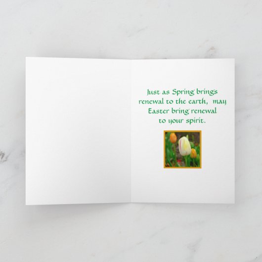 Happy Spring; HappyPasen! SPRINGTULIPS Feestdagen Kaart (Binnen)
