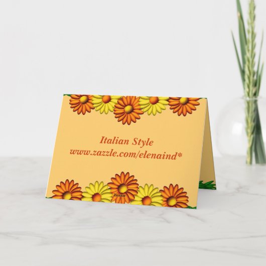 Happy Spring Kaart (Achterkant)